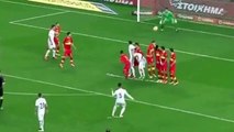 Georgios Tzavellas Amazing Goal Greece vs Montenegro 1-0 (Friendly) 2016