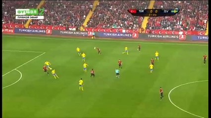 1-0 Cenk Tosun Goal HD - Turkey 1-0 Sweden - Friendly 24.03.2016 HD