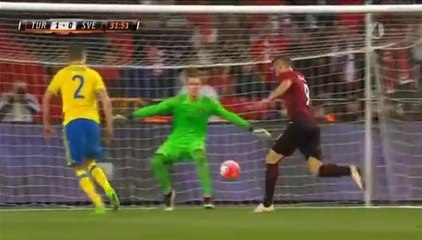 Cenk Tosun Goal HD - Turkey 1-0 Sweden - 24.03.2016 HD