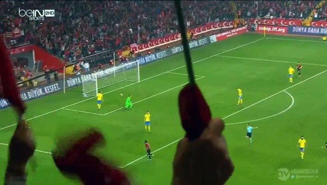 Cenk Tosun Goal - Turkey 1-0 Sweden (Friendly Match 2016)