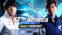 [H/L 2016.03.24] KT vs Afreeca Game 1 - RO2 l 롯데 꼬깔콘 LoL Champions Korea Spring 2016