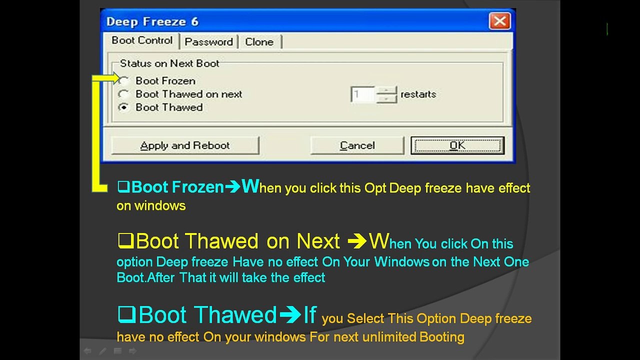 How to uninstall or delete deep freeze from windows