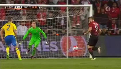 Cenk Tosun Goal HD - Turkey 1-0 Sweden - 24.03.2016 HD