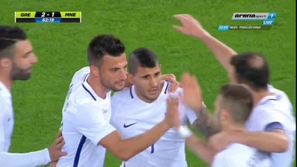 2-1 Nikos Karelis Goal International  Friendly - 24.03.2016, Greece 2-1 Montenegro