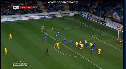 Ukraine vs Cyprus (friendly) 1-0 goal by Stepanenko 24.03.2016
