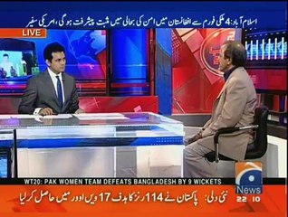 Descargar video: Aaj Shahzaib Khanzada Kay Sath - 24th March 2016