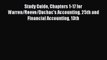 Download Study Guide Chapters 1-17 for Warren/Reeve/Duchac's Accounting 25th and Financial