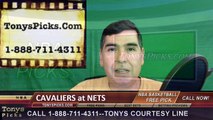 Brooklyn Nets vs. Cleveland Cavaliers Free Pick Prediction NBA Pro Basketball Odds Preview 3-24-2016