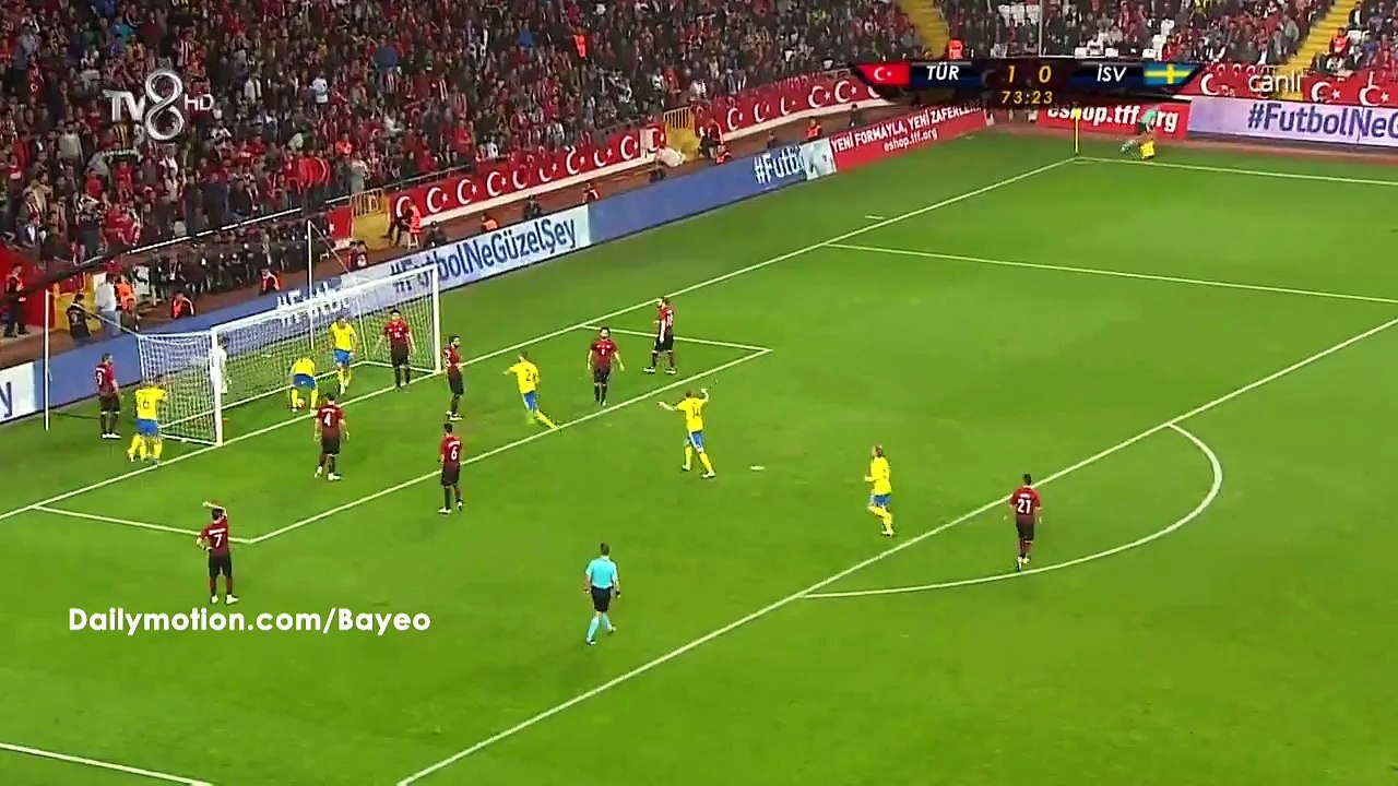 Andreas Granqvist Goal HD - Turkey 1-1 Sweden - 24-03-2016 Friendly Match