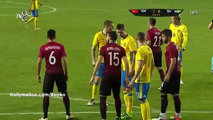 Andreas Granqvist Goal HD - Turkey 1-1 Sweden 24-03-2016
