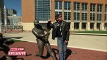 Dean Ambrose visits Great American Ball Park: March 17, 2016