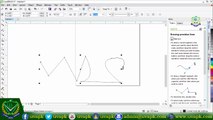 Lecture 5  how to use free hand pen bazier 2 point line tool in corel draw X7 in hindi urdu