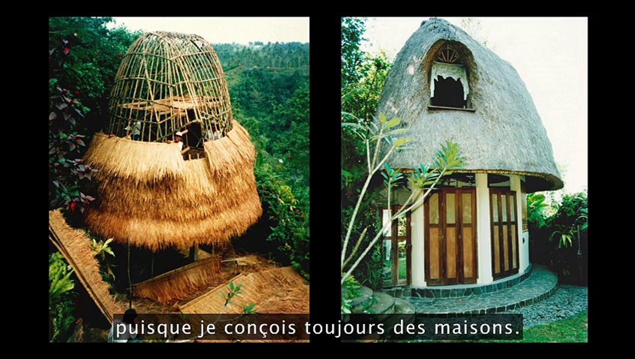 Elle arrive à construire de magnifiques maisons durables avec du bambou !