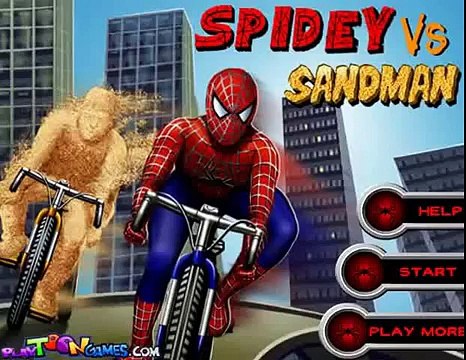 Spidey vs Sandman - Spiderman Cartoon Game - Spiderman Games For Children - totalkidsonline