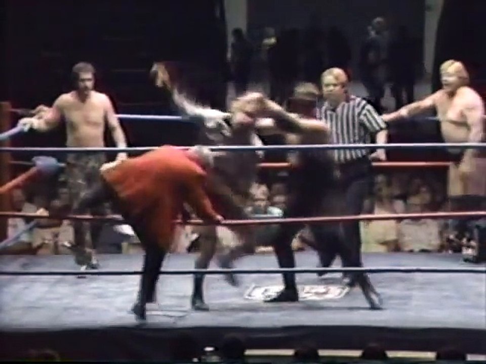 Nick Bockwinkel and Ray Stevens vs Sgt. Slaughter and Greg Gagne