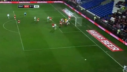 Craig Cathcart Goal - Wales 0-1 Northern Ireland - 24.03.2016