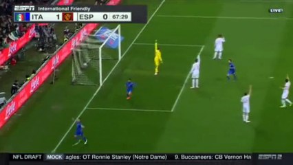 Lorenzo Insigne Goal Italy 1-0 Spain Friendly Match