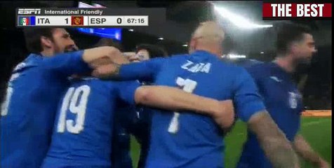 Lorenzo Insigne Goal - Italy 1 - 0 Spain