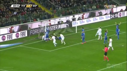 1-1 Aritz Aduriz Goal HD | Italy v. Spain - 24.03.2016 HD