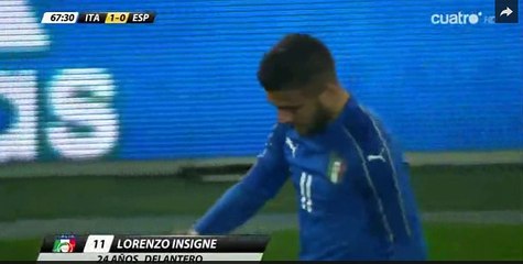 Lorenzo Insigne Goal HD - Italy 1-0 Spain - 24-03-2016 Friendly Match