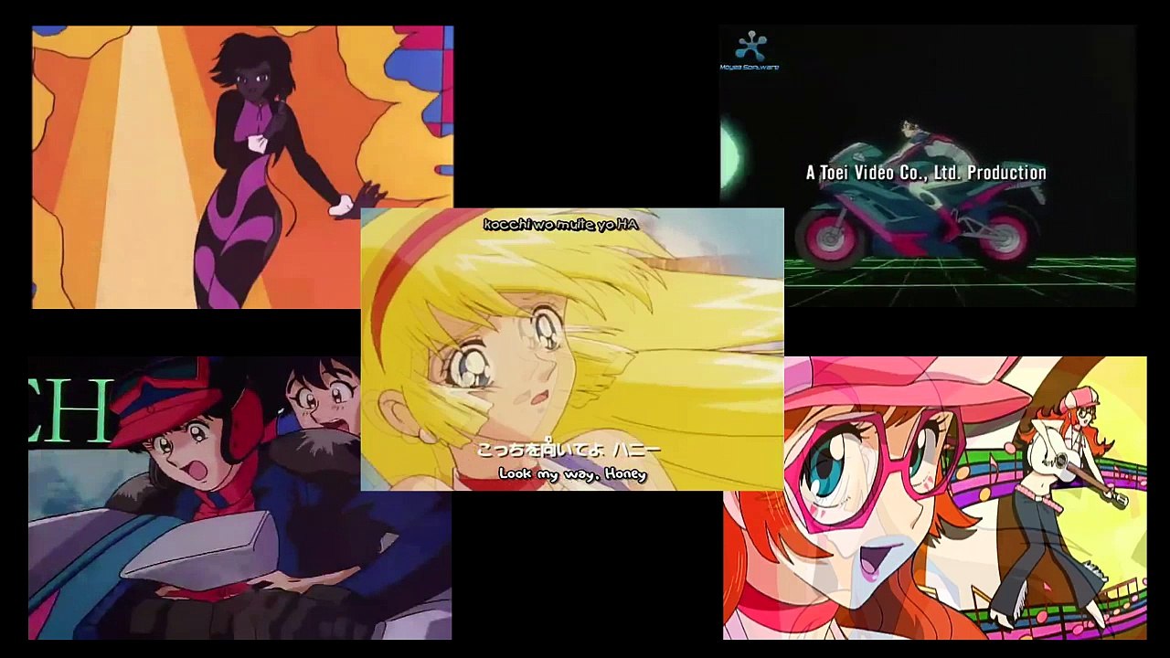 All 5 Cutey Honey Op Syncronized Video Dailymotion