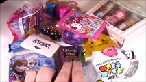 Rainbow Hearts Makeup Bag Surprise! Disney Frozen Beauty SHOPKINS Balm! Sweet Glos