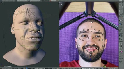 Hybrid facial animation system | Blender
