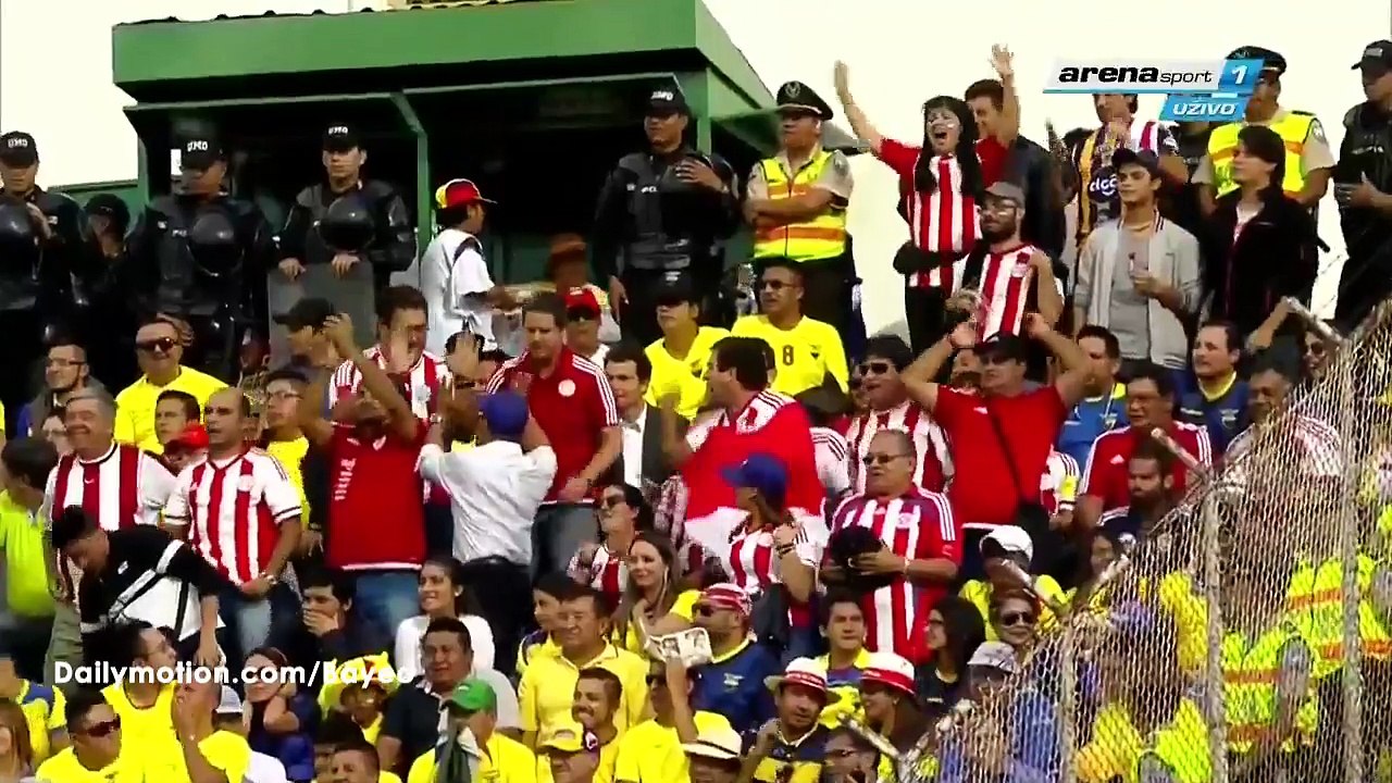 Dario Lezcano Goal HD - Ecuador 1-1 Paraguay - 24-03-2016 World Cup - Qualification