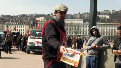 Manifestation à Lyon contre le projet de loi Travail