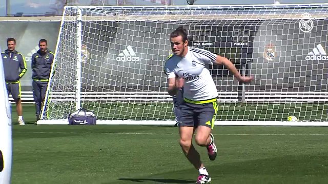 Gareth Bale and Karim Benzema amazing goals in Real Madrid C.F. training