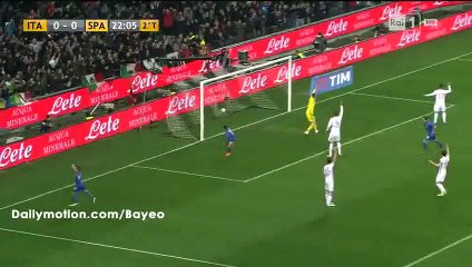 Lorenzo Insigne Goal - Italy 1-0 Spain - 24_03_16