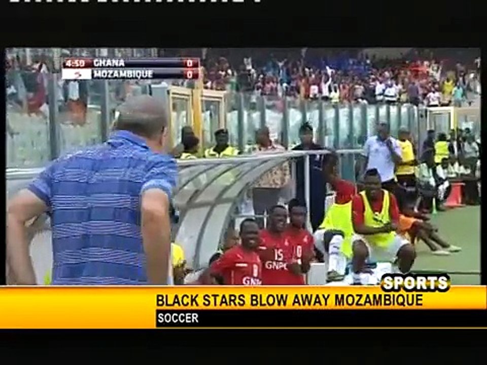 GHANA 3 - 1 MOZAMBIQUE HIGHLIGHTS 02/24/16