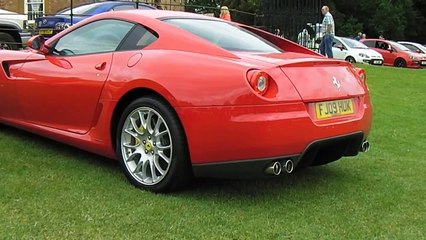 Ferrari 599 GTB FIORANO F1 engine idle