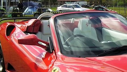 replica Ferrari F430 spider from a Toyota MR2 donor car