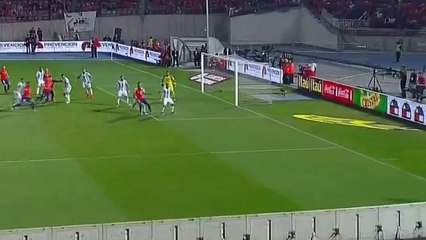 Gol de Felipe Gutierrez - Chile 1-0 Argentina (Copa del Mundo Clasificación 2016)