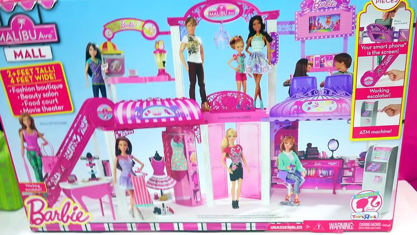Disney Queen Elsa & Princess Anna Shop at Barbie Malibu Mall Playset Toy  Video Cookieswirl - Vidéo Dailymotion