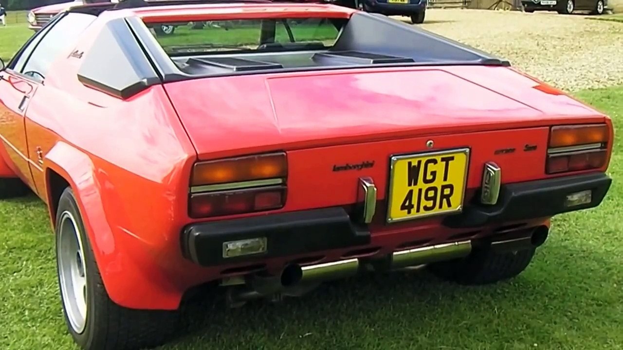 Lamborghini Urraco 3000 sillhoette bertone
