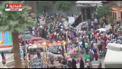 قارئ يشارك "صحافة المواطن" بمقاطع فيديو لمولد الرفاعى