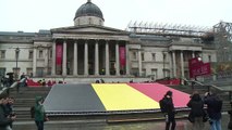 Londres rend hommage aux victimes des attentats de Bruxelles