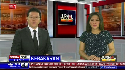 Kebakaran Melanda Pademangan, Perjalanan Kereta Terganggu