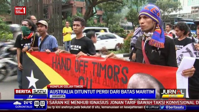 Puluhan Mahasiswa Timor Leste Usir Australia dari Batas Maritim