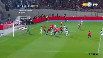 Chile 1-2 Argentina, Mercado goal