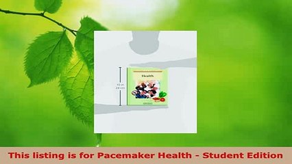 Download  PACEMAKER HEALTH STUDENT EDITION 2005C Fearon Health Read Online