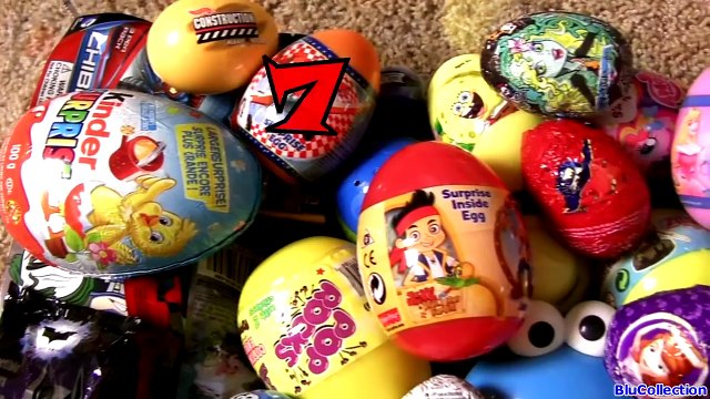 Huge 75 Huevos Sorpresa Paw Patrol Pocoyo Peppa MonsterHigh Frozen BubbleGuppies Play-Doh