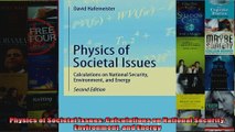 Physics of Societal Issues Calculations on National Security Environment and Energy