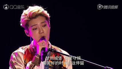 [ENG][1080P] 160323 QQ Music Awards Luhan performed Your Song 《致爱》 (Acoustic ver.)