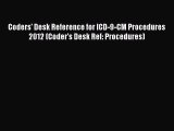 Read Coders' Desk Reference for ICD-9-CM Procedures 2012 (Coder's Desk Ref: Procedures) Ebook