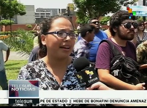 Peruanos rechazan fallo que permite a Keiko Fujimori continuar campaña