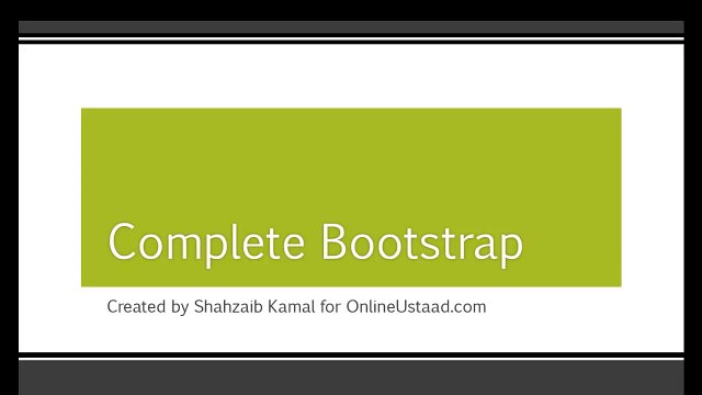 Bootstrap Framework in Urdu_Hindi Part 1 Introduction