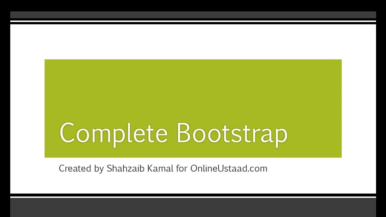 Bootstrap Framework in Urdu_Hindi Part 1 Introduction